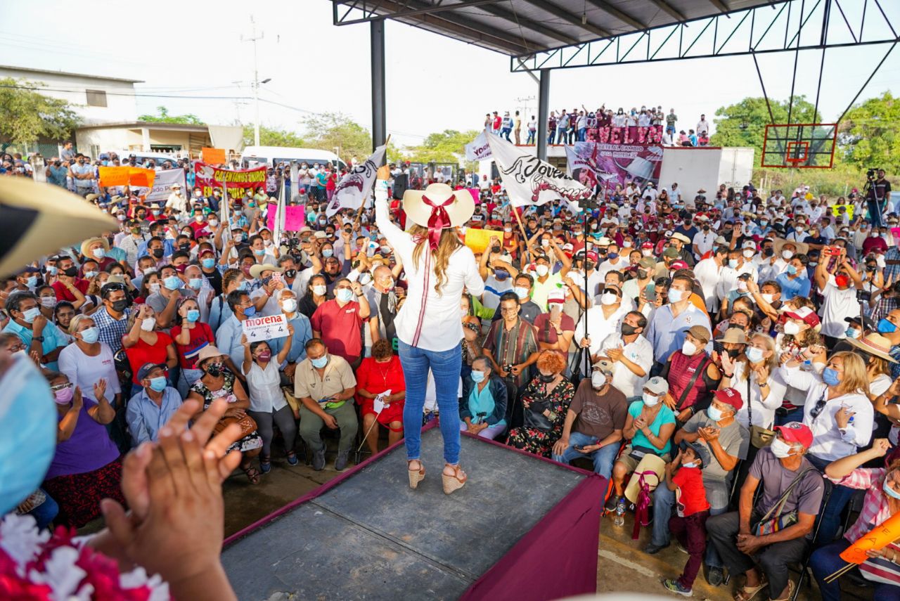 Cierra Evelyn Salgado Pineda actividades proselitistas en la zona rural de Acapulco