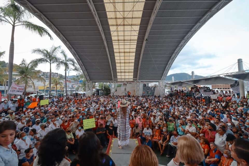 Reitera Evelyn Salgado Pineda total coordinación para atender el problema del agua en Acapulco