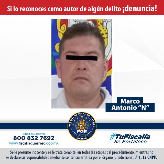 FGE logra prisión para asesino de policías estatales en Taxco
