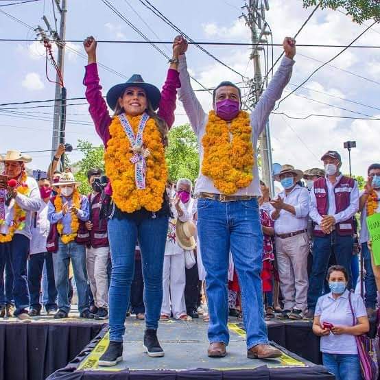 Evelyn y Félix Salgado exigen que se respete el triunfo de Morena en Tlapa