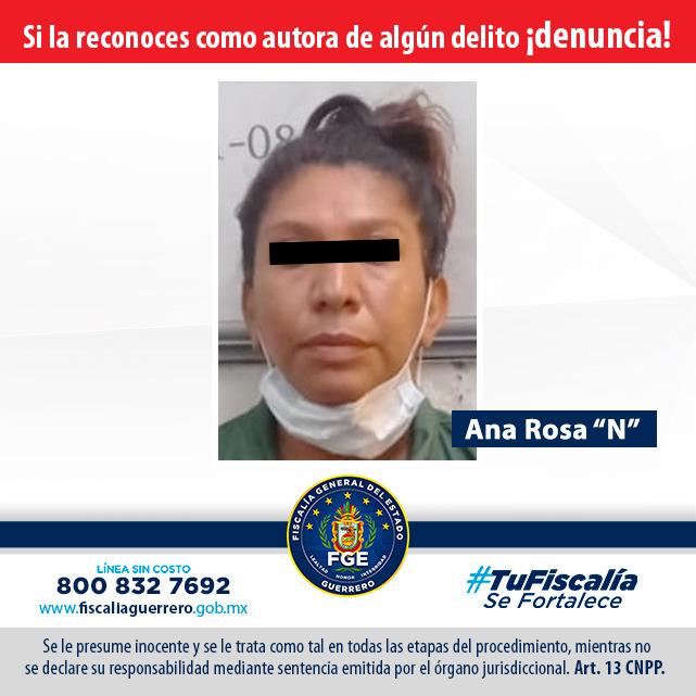 Fiscalía de Guerrero obtiene vinculación a proceso contra Ana Rosa “N” por delito de trata de personas en agravio de menor en Acapulco