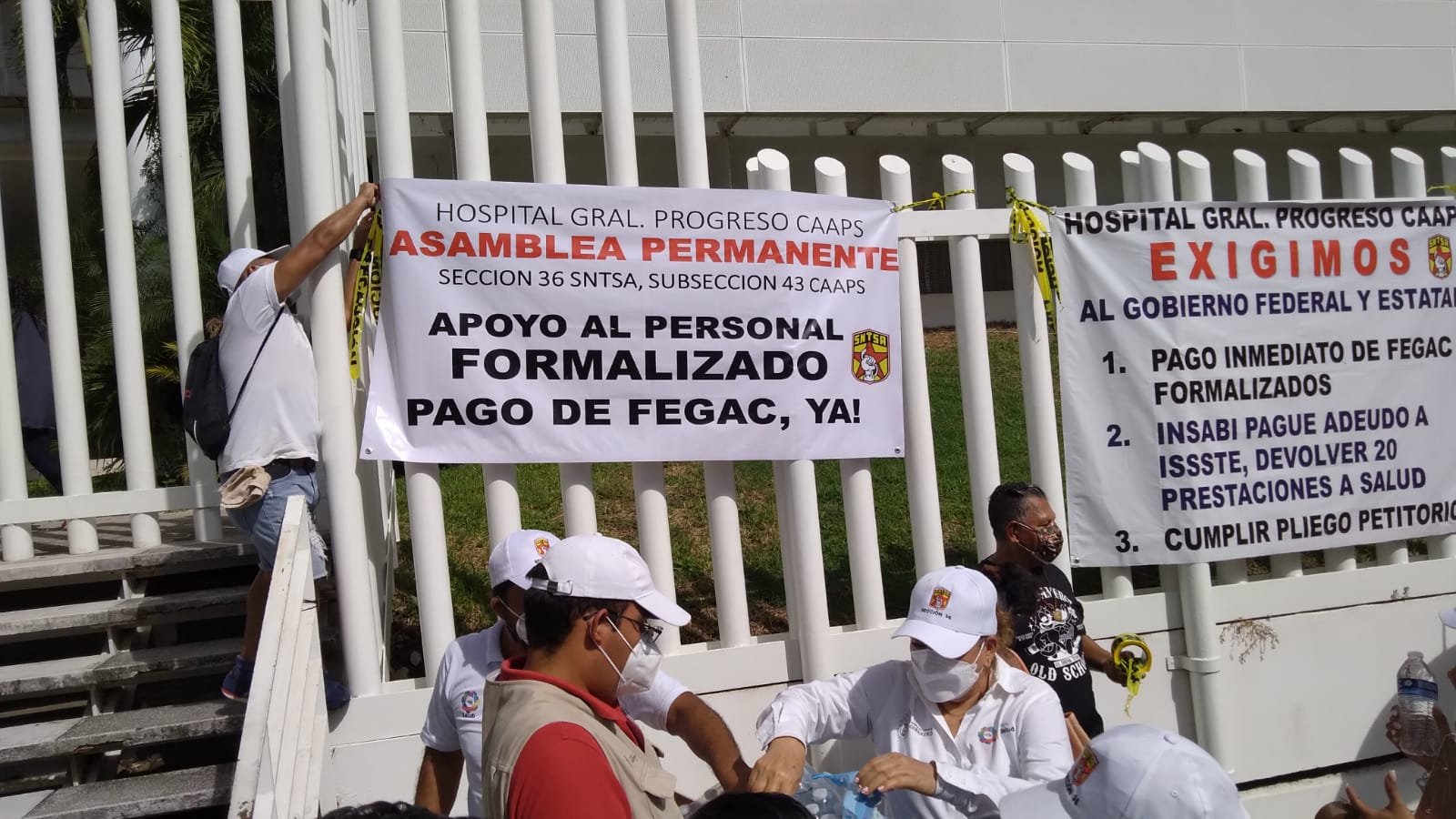 Trabajadores de salud exigen a la federación auditoría al estado