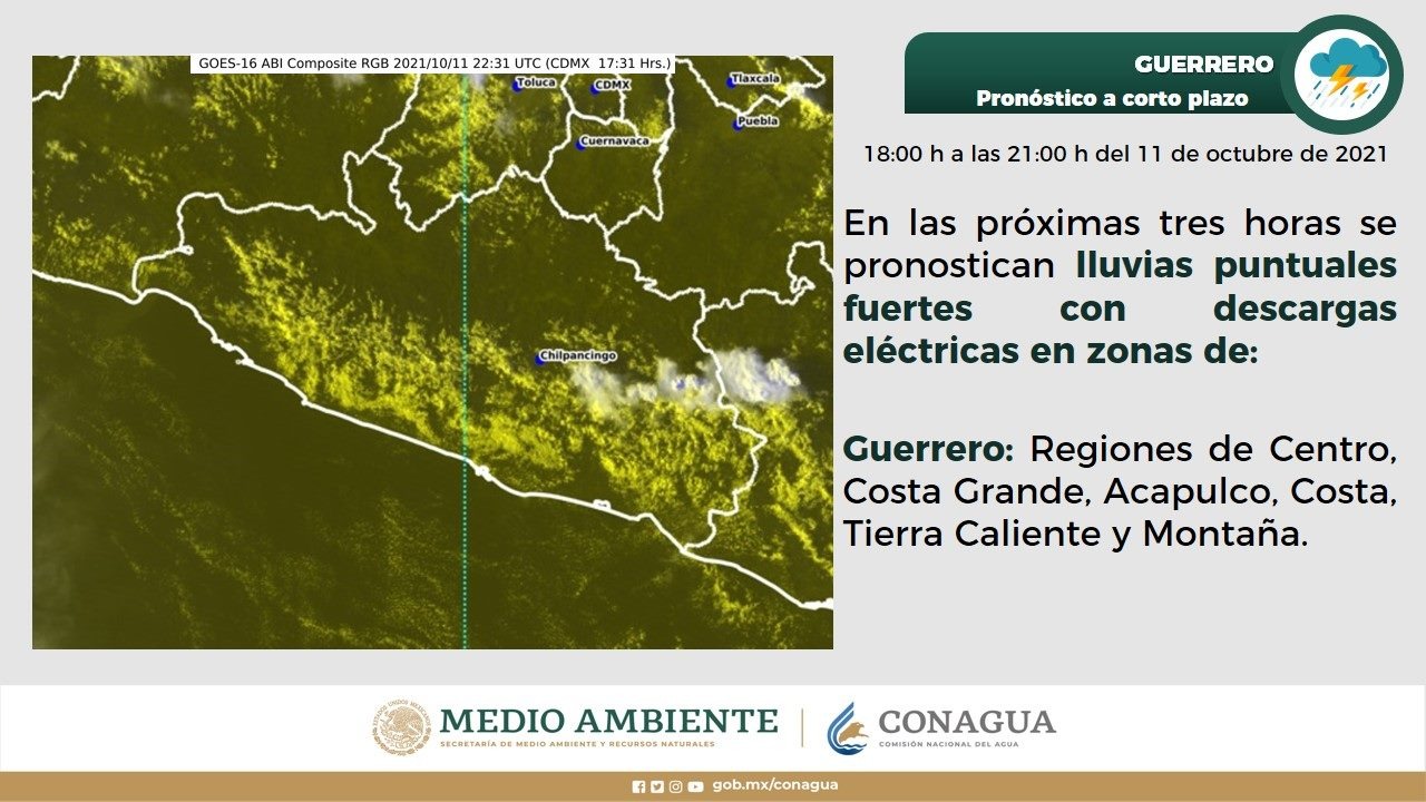 Tormenta tropical “Pamela” en proceso para Huracán