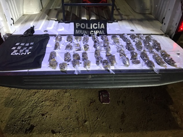 Asegura Policía Preventiva, probable droga en la colonia Emiliano Zapata