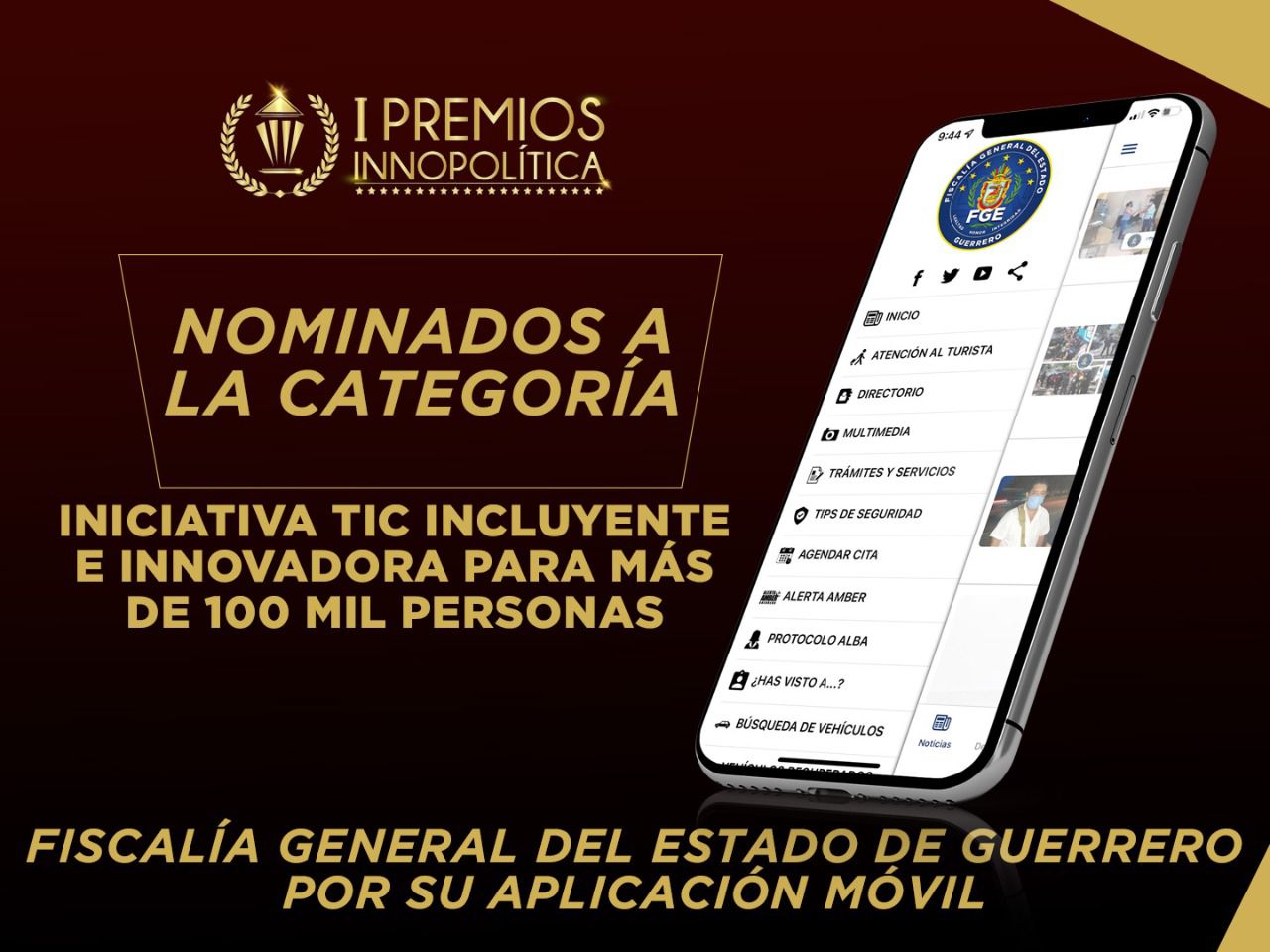 Nominan App de la Fiscalía de Guerrero a premio internacional de innovación