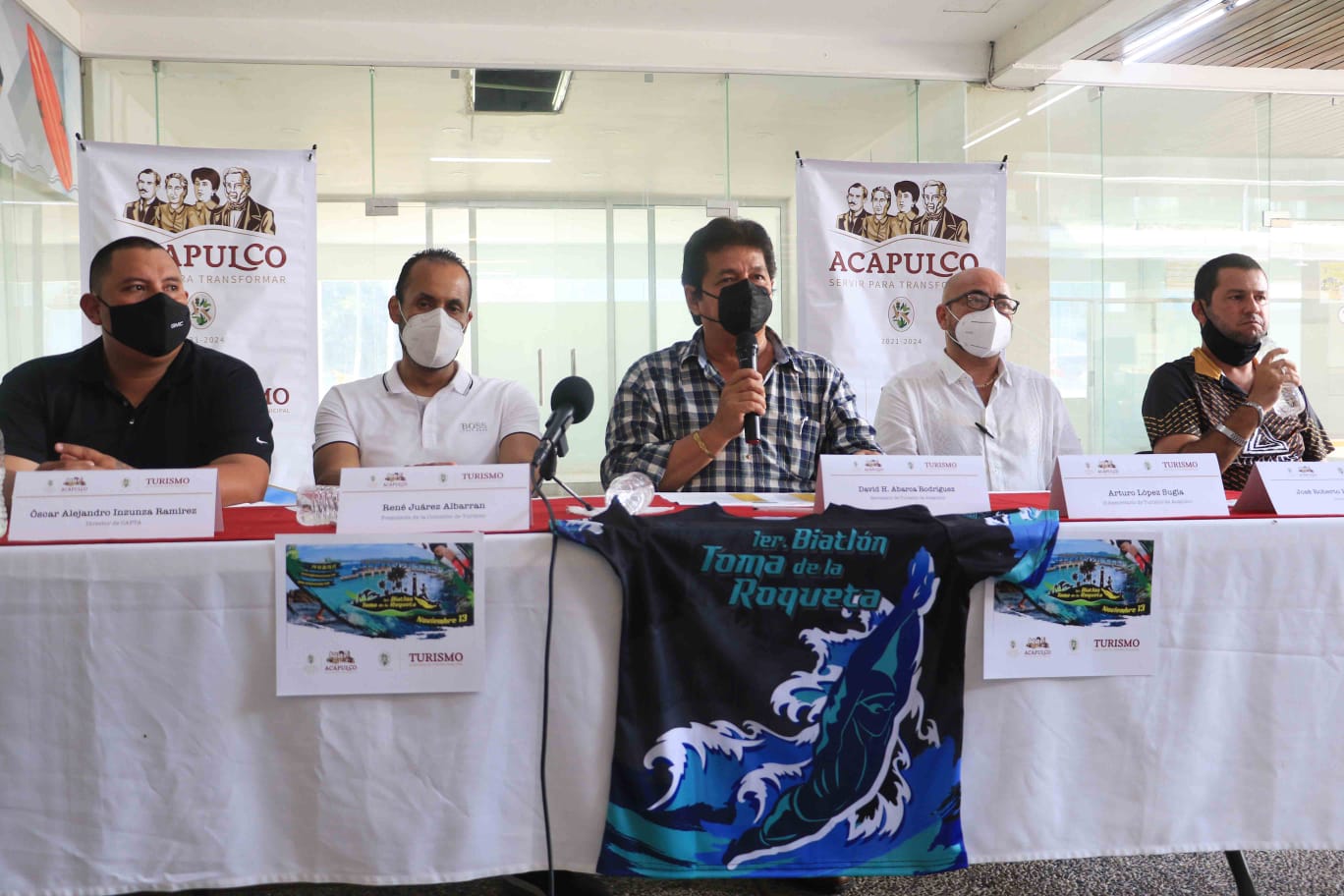 Gobierno de Acapulco anuncia el Primer Biatlón Toma de La Roqueta