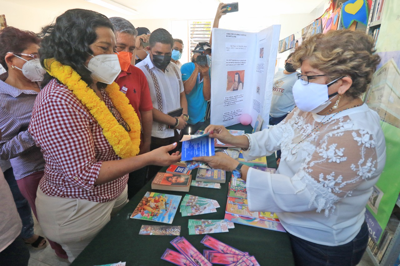 Atenderá bibliotecas públicas, anuncia Abelina López en el Día Nacional del Libro