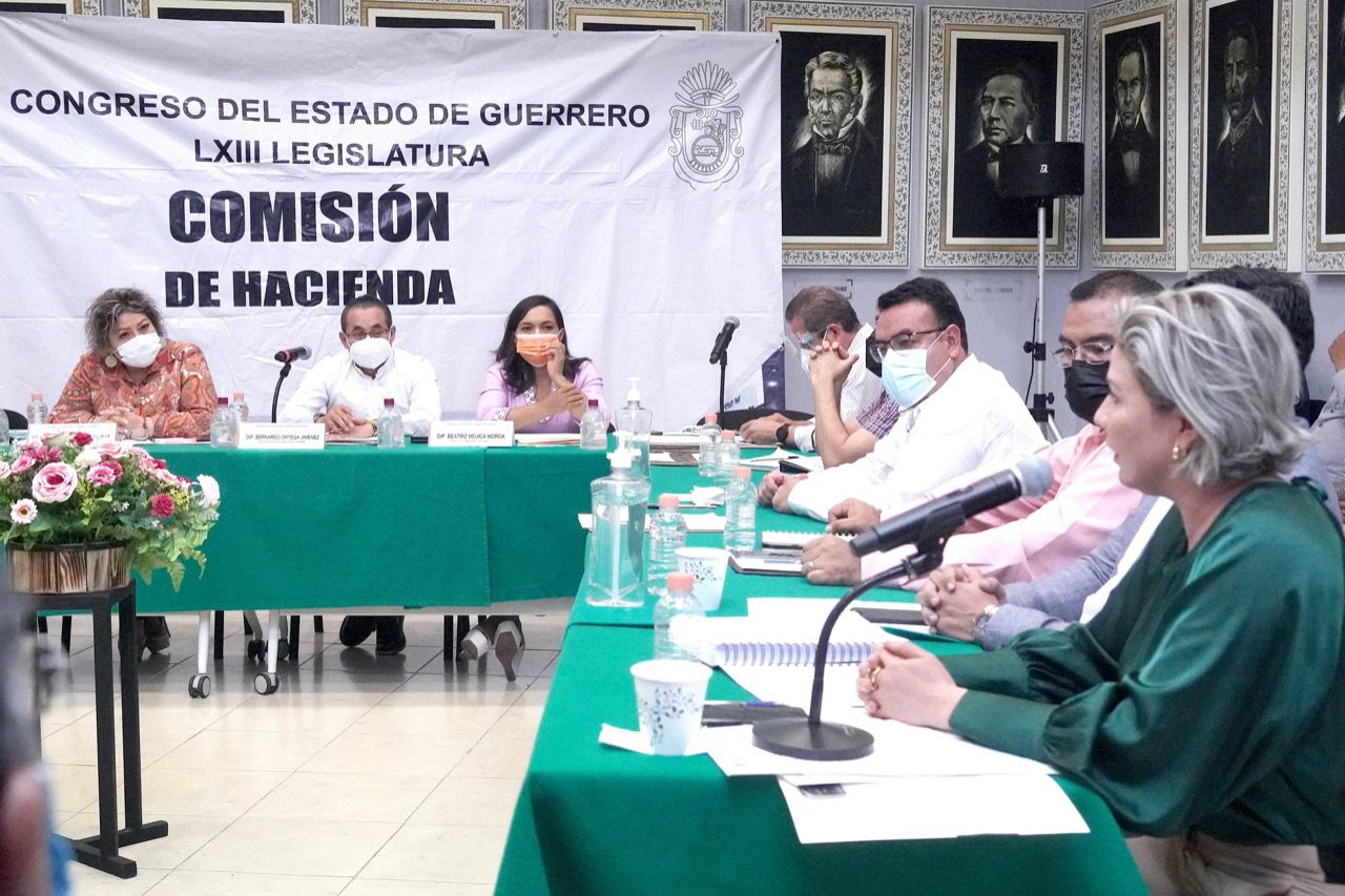 Se reunió la Comisión de Hacienda con los alcaldes de Chilpancingo, Taxco y Chilapa