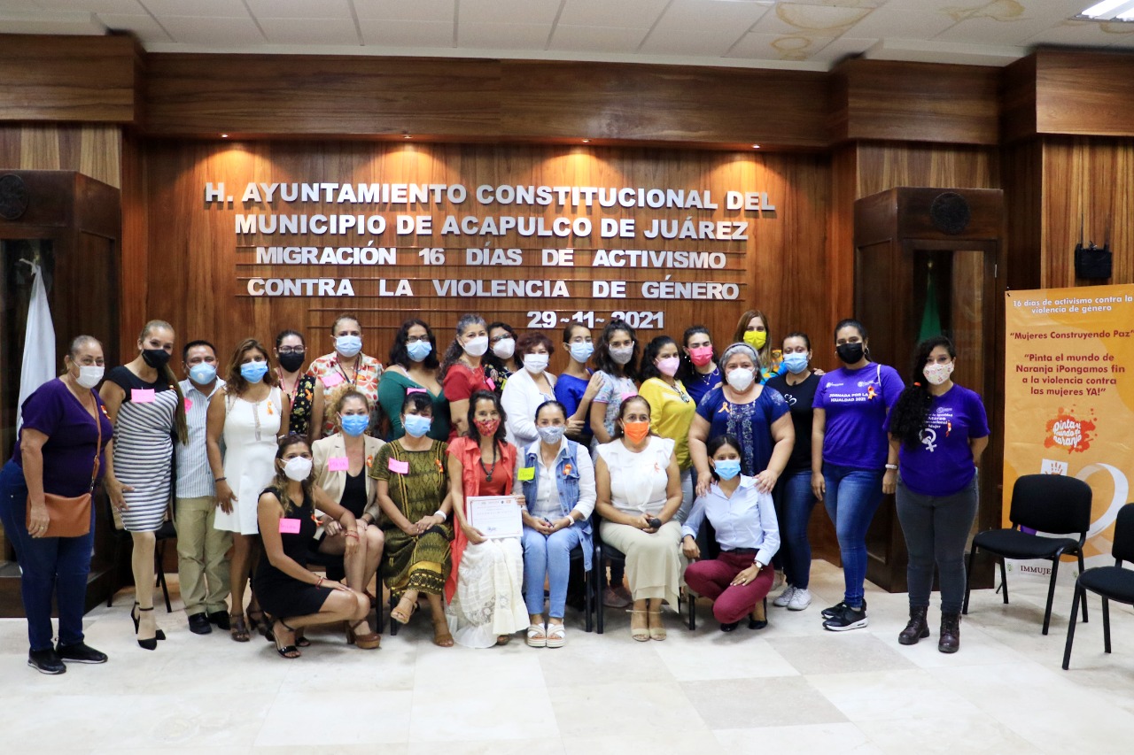 Imparte Immujer el taller “Migración”, dentro de la jornada “Mujeres Construyendo Paz”