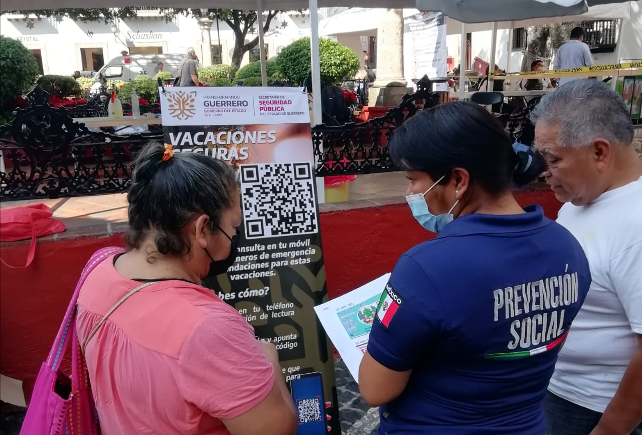 Instala la SSP Guerrero módulos de atención en municipios turísticos