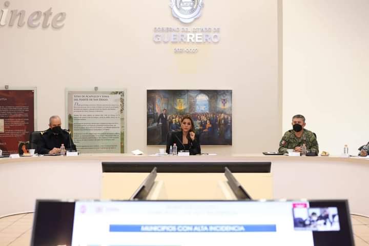 Encabeza Evelyn Salgado sesión de la Mesa de Coordinación para la Construcción de la Paz de Guerrero