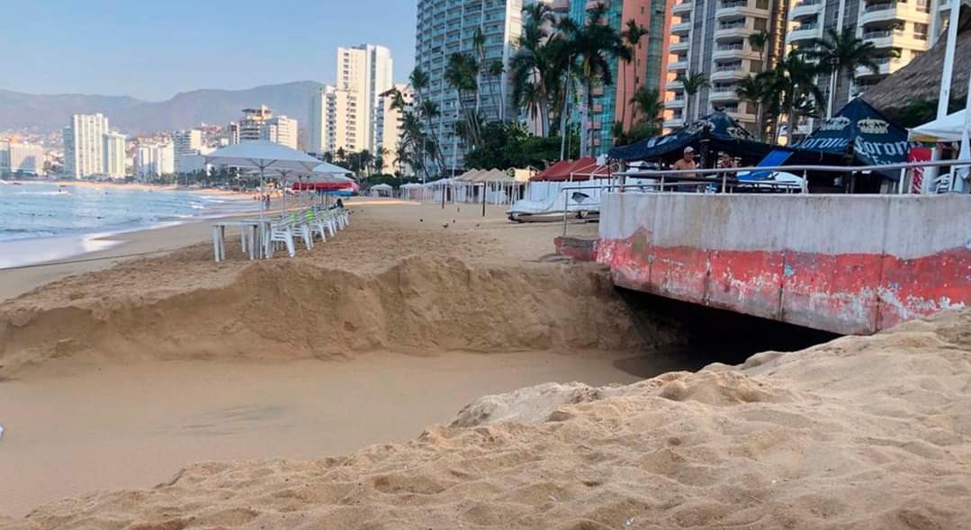 Se busca como resolver escurrimientos de aguas en Bahía de Acapulco