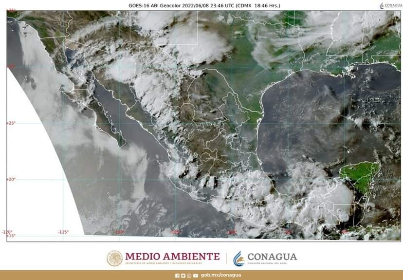 Alertan a población de lluvias durante la madrugada