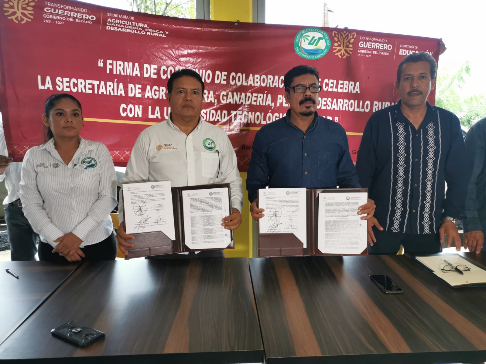 Firma convenio de colaboración Sagadegro y  Universidad Tecnológica del Mar para contribuir en la formación de recursos humanos de alta calidad