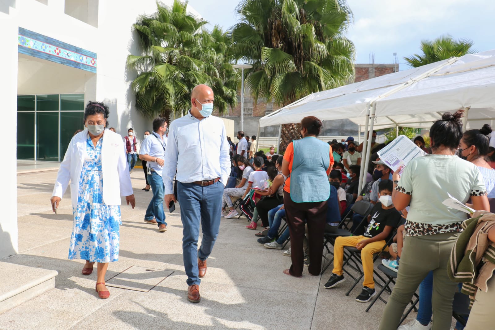 Constatan titulares de SSG y del INSABI vacunación a menores de edad contra el COVID-19