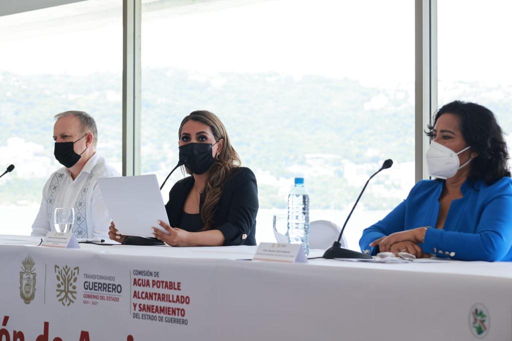 Anuncian Evelyn Salgado y Abelina López inversión histórica para infraestructura sanitaria y saneamiento en Acapulco
