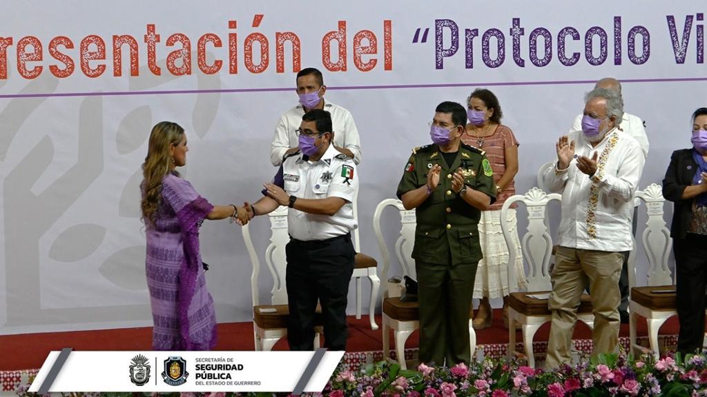 Se suma la SSP Guerrero al “Protocolo Violeta”, programa que encabeza la Gobernadora Evelyn Salgado Pineda