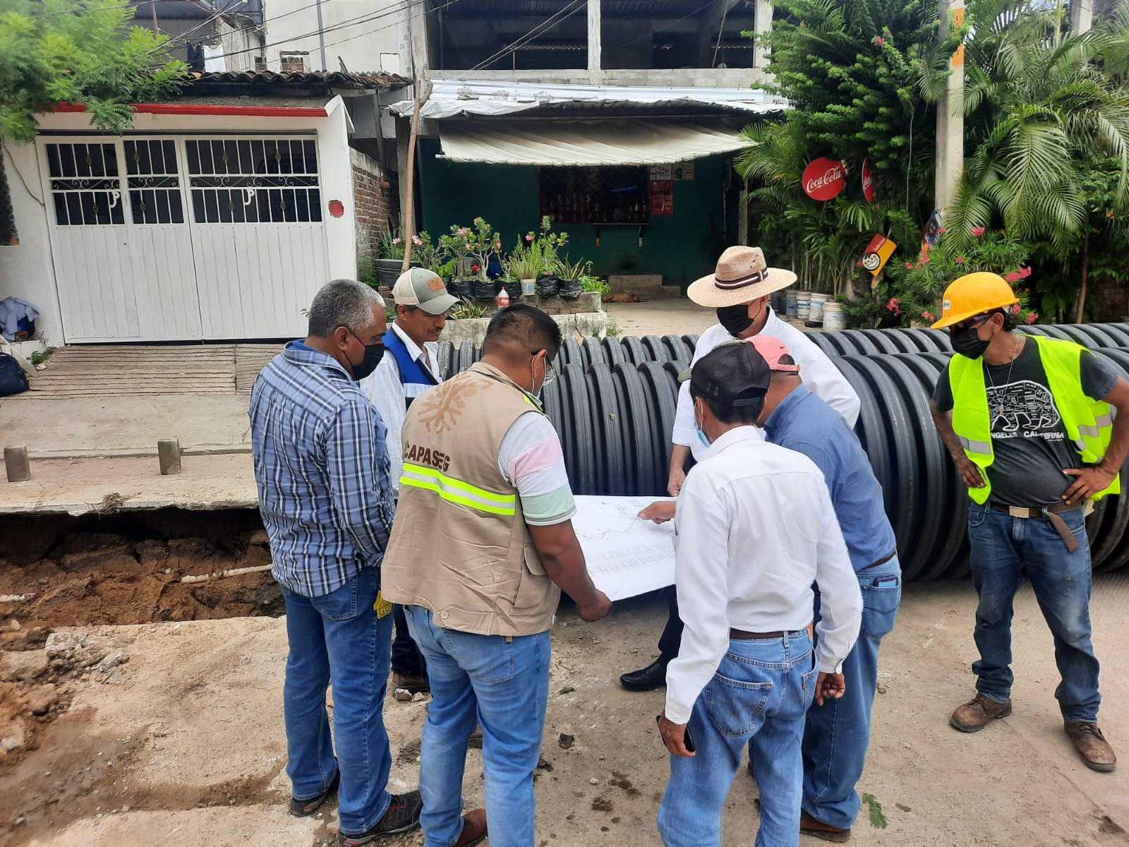 Inician trabajos de construcción del colector sanitario Miramar en Acapulco