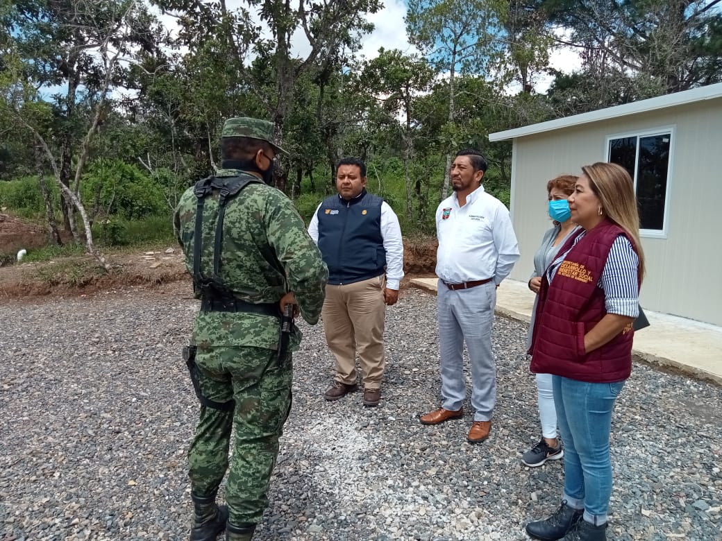 Supervisa el Gobierno estatal módulo de seguridad en el “Crucero de Tlachimaltepec”