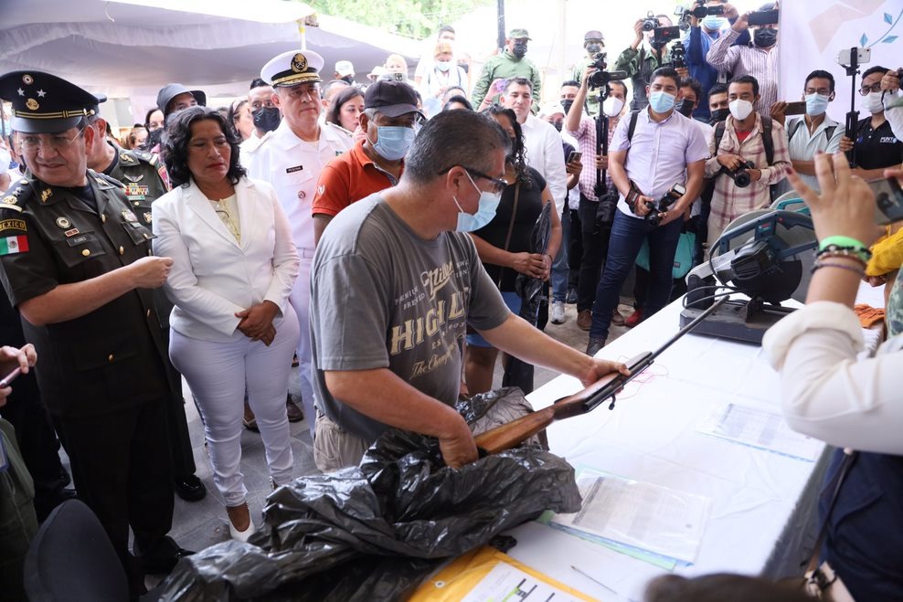 Acapulco se une al desarme voluntario de la SSPC