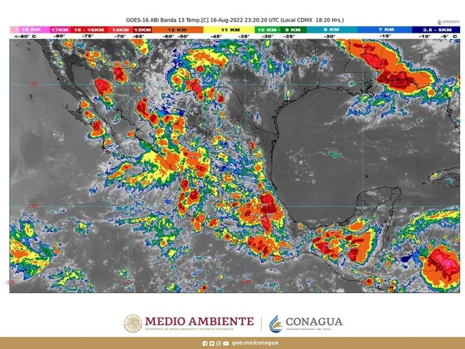 Pronostica SMN lluvias fuertes para Guerrero