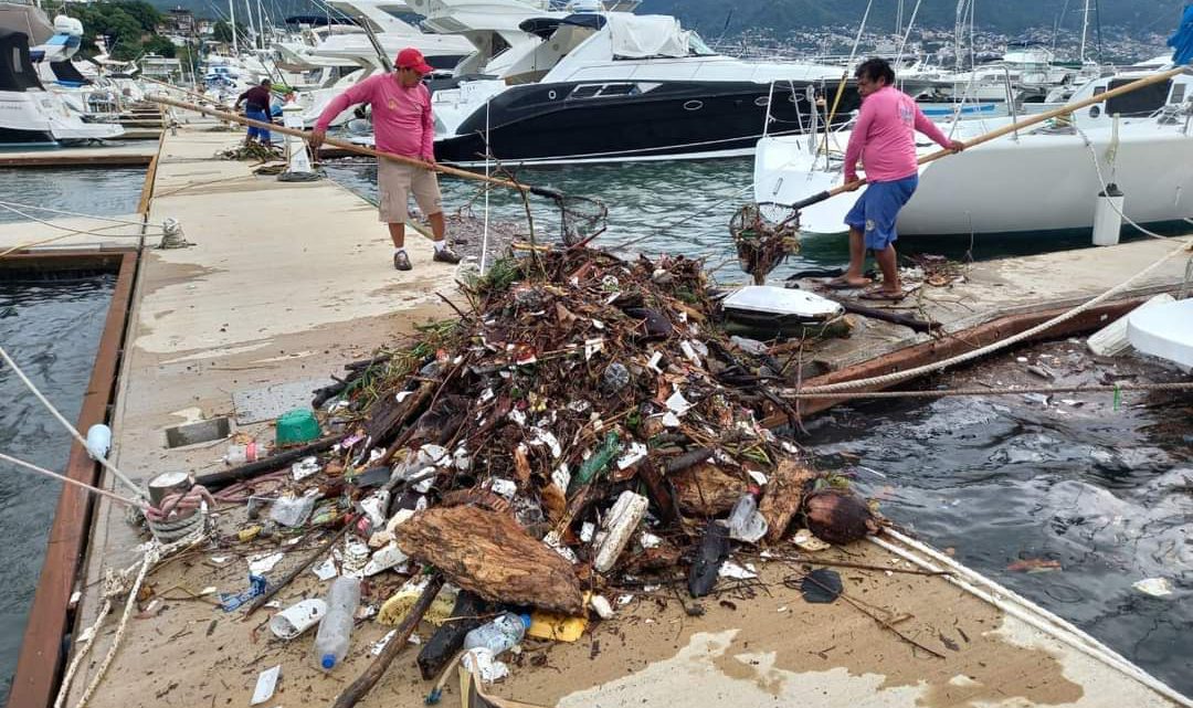 Retira Promotora de Playas 35 toneladas de basura tras lluvias Retira Promotora de Playas 35 toneladas de basura tras lluvias