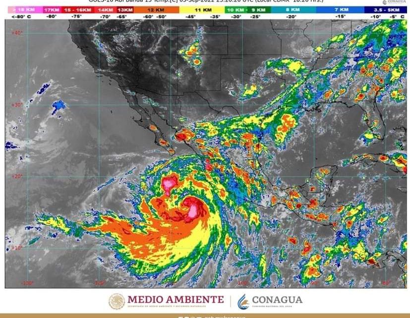 Persistirán lluvias fuertes en Guerrero por efectos del huracán “Kay” Persistirán lluvias fuertes en Guerrero por efectos del huracán “Kay”
