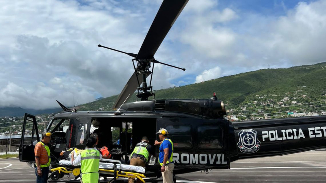 Se trasladó vía aérea a Hospital del Quemado bebé de dos meses para atención médica especializada: SSG Se trasladó vía aérea a Hospital del Quemado bebé de dos meses para atención médica especializada: SSG