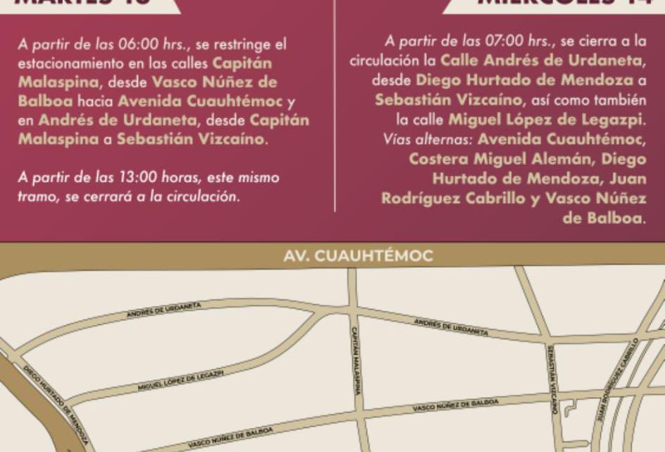 Se restringirá circulación y estacionamiento en calles aledañas a Andrés de Urdaneta Se restringirá circulación y estacionamiento en calles aledañas a Andrés de Urdaneta