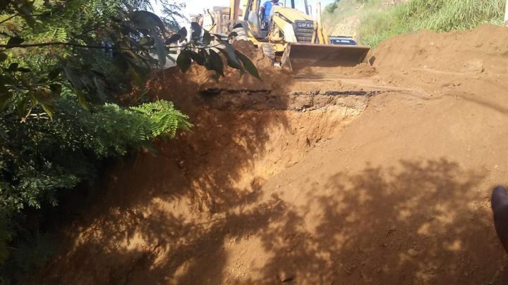 Repara CICAEG de manera inmediata tramo carretero de la Costa Chica que resultó afectado por las lluvias