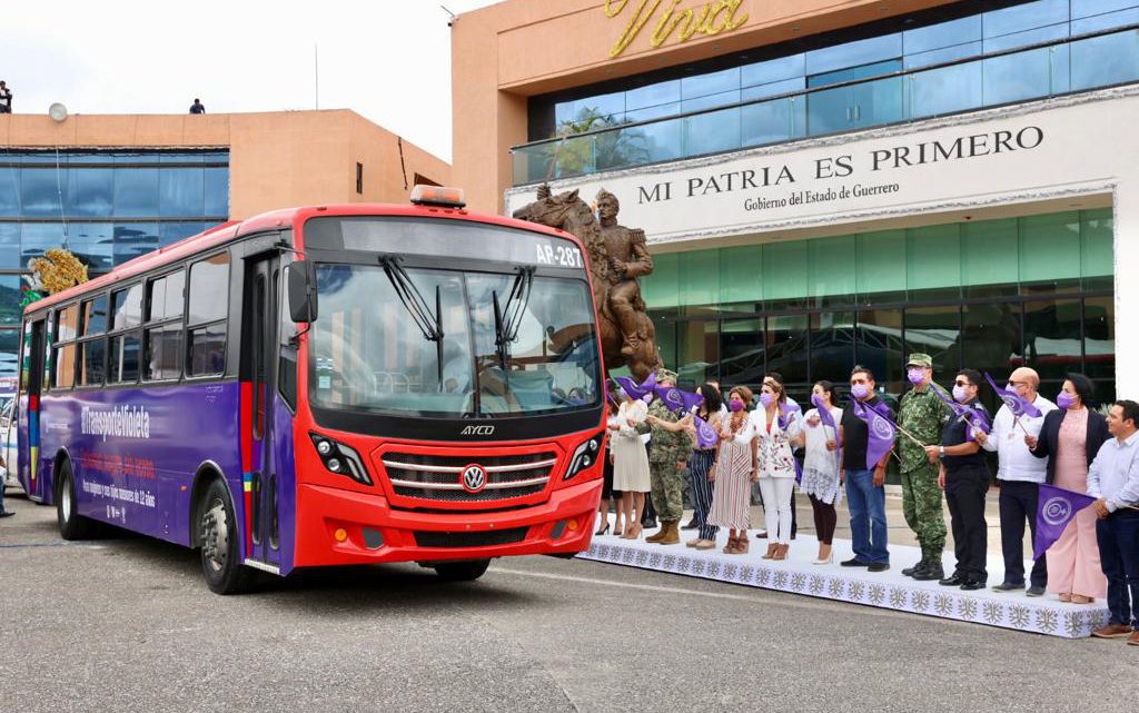 Transporte público en Guerrero se viste de “Violeta” para uso exclusivo, seguro y sin acoso para las mujeres