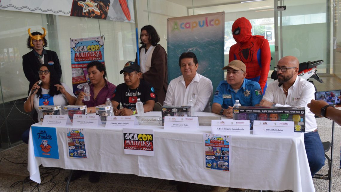 Anuncia Secretaría de Turismo Municipal el evento de cómics “Aca Con Multiverse Acapulco 2022”