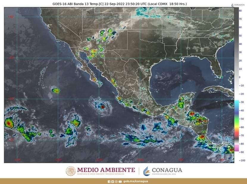 Combinación de fenómenos hidrometeorológicos ocasionarán lluvias muy fuertes