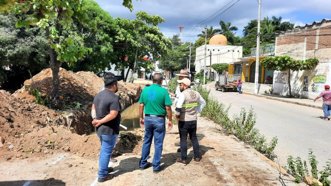 Se construye la segunda etapa del drenaje pluvial de la colonia Zapata en Acapulco