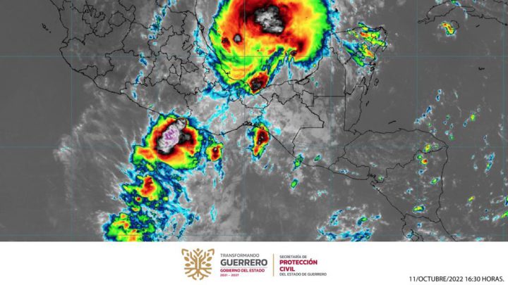 Alerta SPCGRO por  lluvias fuertes generadas por “Julia”