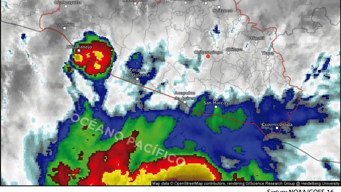 Se forma  Tormenta tropical “Roslyn” frente a Costas de Guerrero