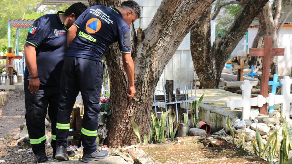 SPCGRO alista operativo en panteones y puntos turísticos por celebración del Día de Muertos en Guerrero