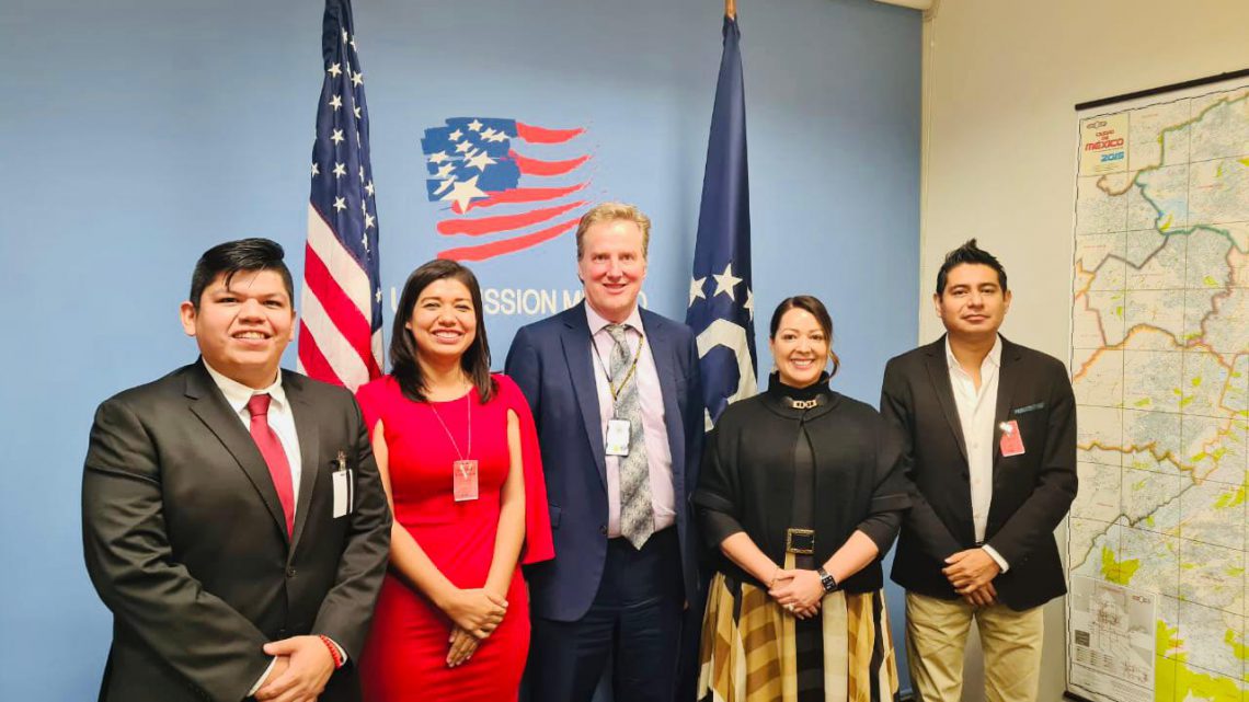 Se reúne SEMAI con cónsules de la embajada de Estados Unidos en México