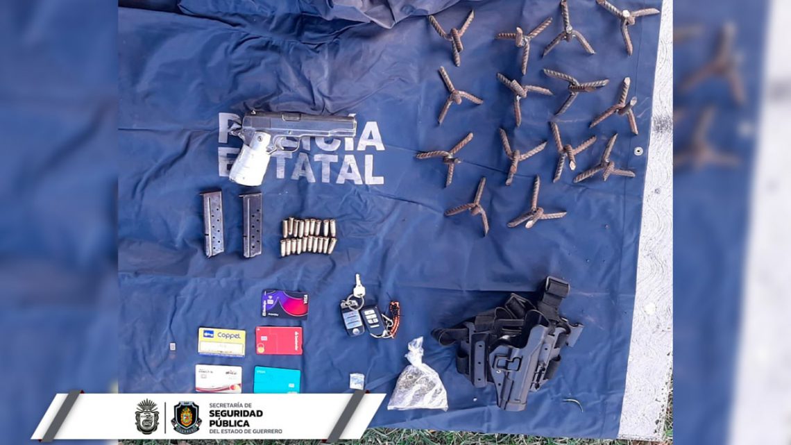 Asegura Policía Estatal cartuchos y droga en Chilpancingo Asegura Policía Estatal cartuchos y droga en Chilpancingo