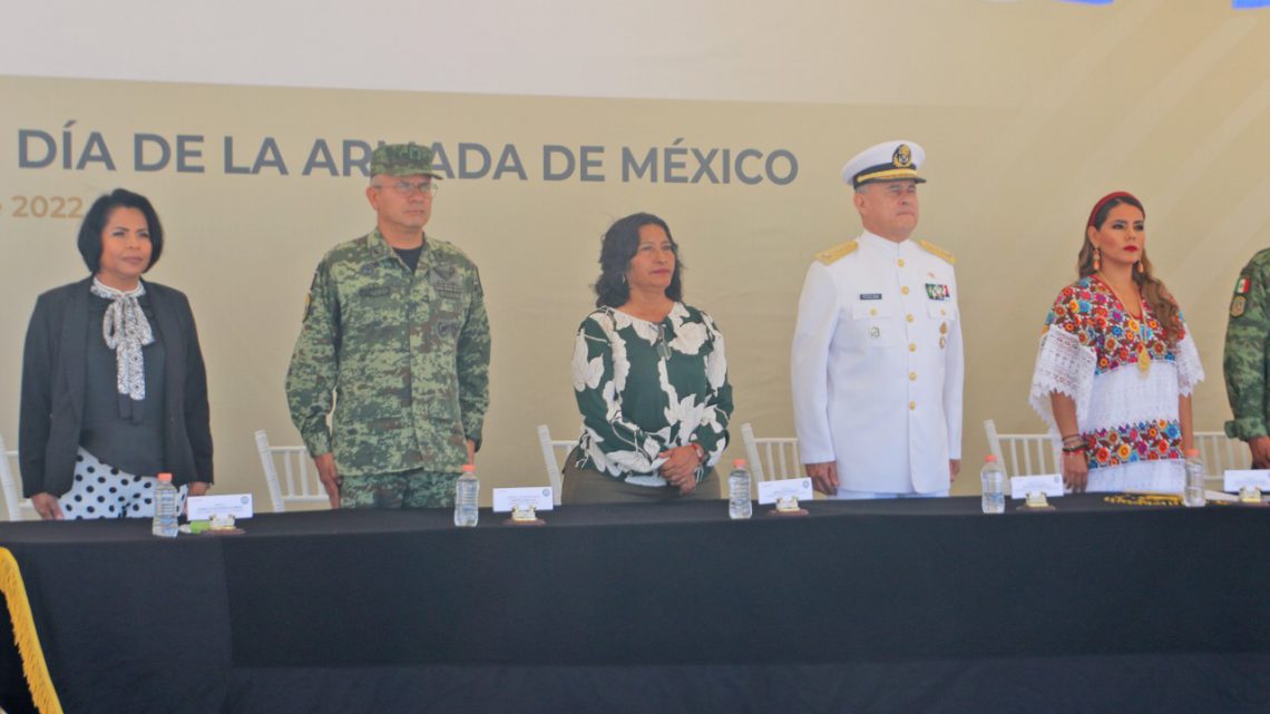 Asiste Abelina López, a conmemoración del 197 aniversario de la Armada de México