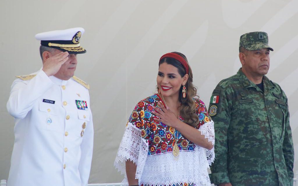 Reconoce Evelyn Salgado a la Armada de México en la construcción de un país más seguro