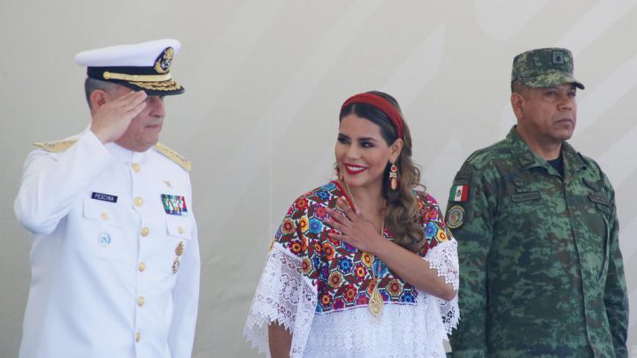 Reconoce Evelyn Salgado a la Armada de México en la construcción de un país más seguro