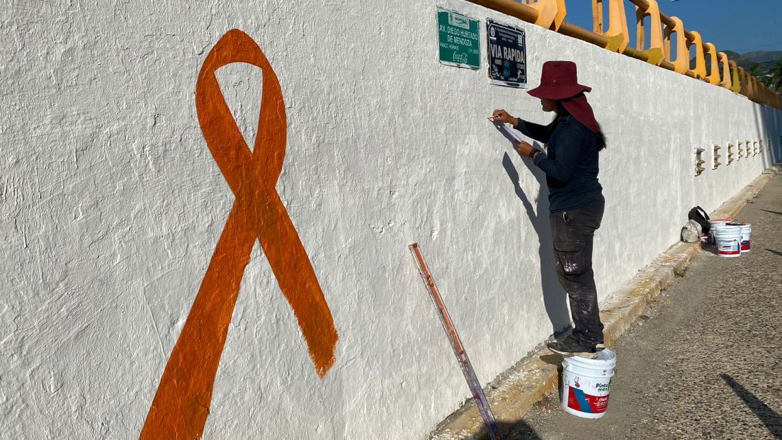Realiza Gobierno Municipal campaña “Pinta tu Barda” contra la violencia de género Realiza Gobierno Municipal campaña “Pinta tu Barda” contra la violencia de género