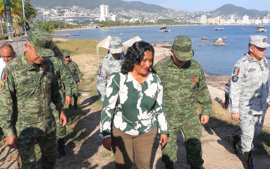 Participa alcaldesa en la Ceremonia de Reforzamiento al Esquema de Seguridad de Acapulco