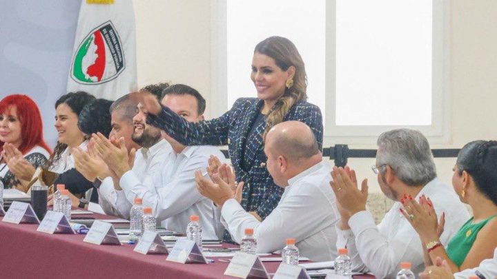 Asiste gobernadora de Guerrero al Consejo Nacional de Seguridad Pública y de Protección Civil