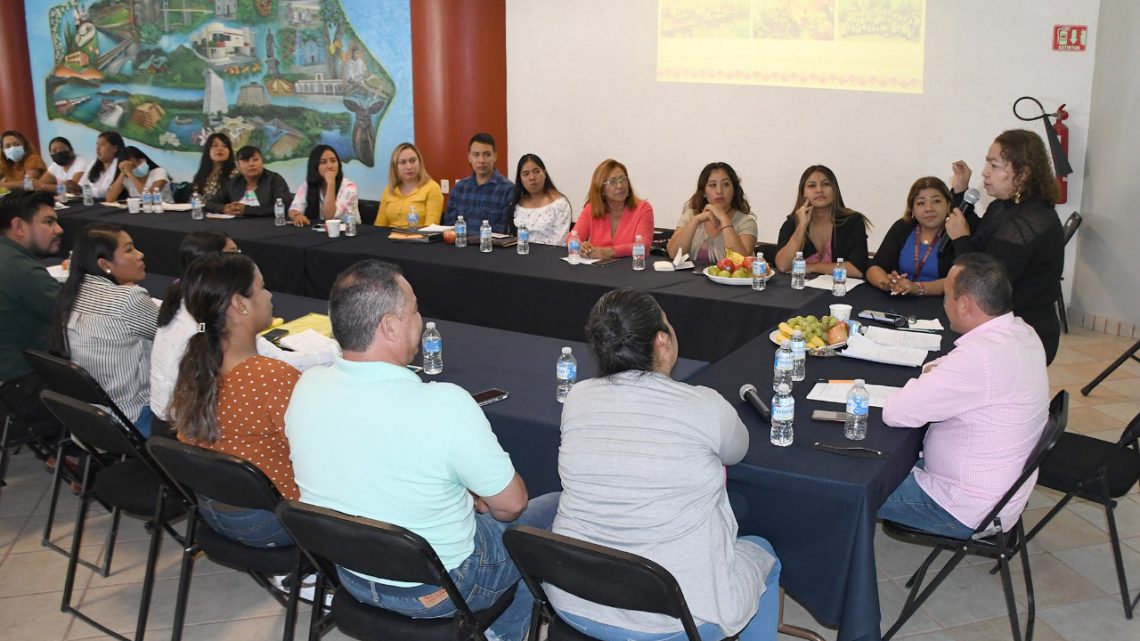 Encabeza la secretaria de la Mujer, reunión de evaluación con profesionales del PAIMEF