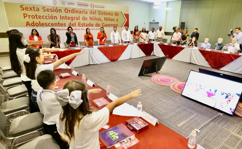 Fortalece Gobernadora  Sistema de Protección Integral de los Derechos de la niñez guerrerense