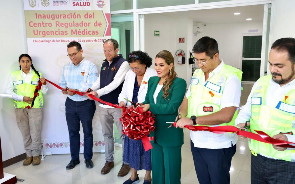 Inaugura Evelyn Salgado el Centro Regulador de Urgencias Médicas en Guerrero con casi 3 MDP de inversión