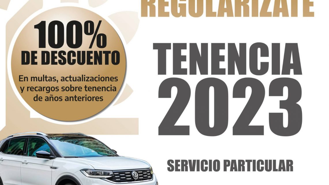 Recargos del 100% de en multas y recargos en el pago de tenencia