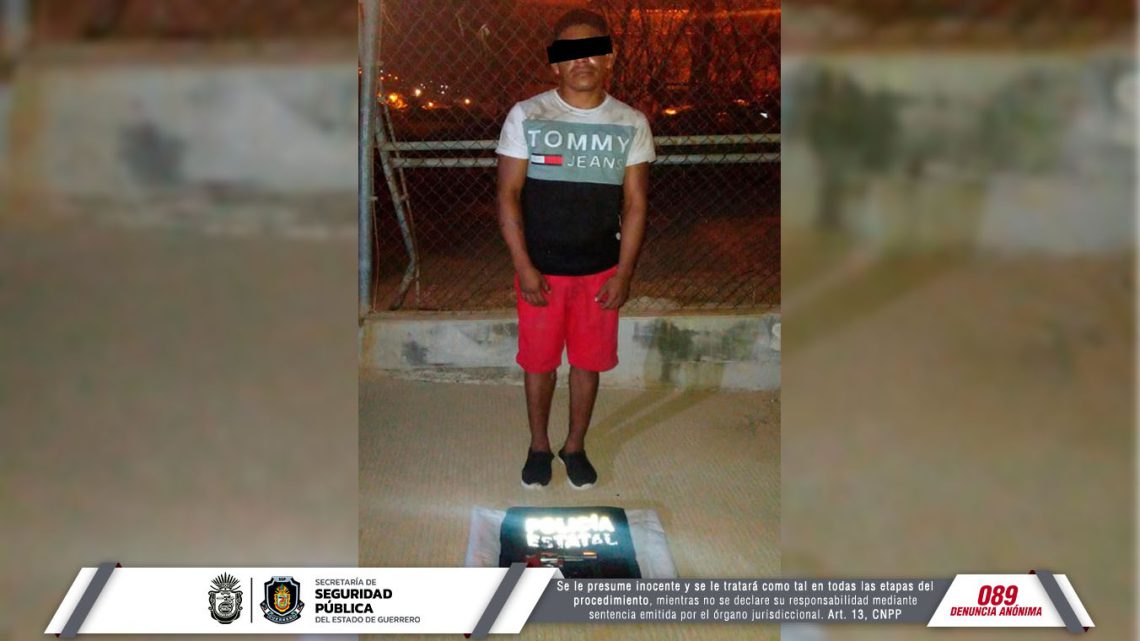 Detiene la Policía Estatal a una persona en el municipio de Florencio Villarreal Detiene la Policía Estatal a una persona en el municipio de Florencio Villarreal
